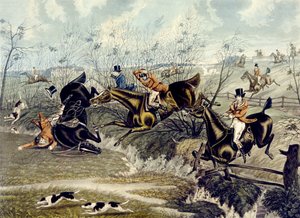 Die große Leicestershire-Fuchsjagd, Platte 3, graviert von Charles Hunt von Samuel Henry (after) Alken
