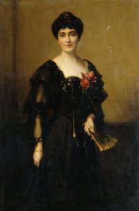 Porträt von Mrs. Frederick Ashton Johnson von Samuel Henry William Llewelyn