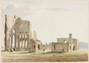 Tynemouth Priory, Northumberland von Samuel Hieronymous Grimm