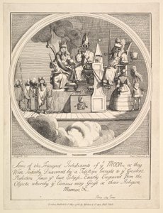 Einige der Hauptbewohner des Mondes, wie sie perfekt entdeckt wurden von..., 1. Mai 1788