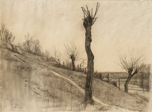 Spätwinterlandschaft, 1884 von Samuel Isham