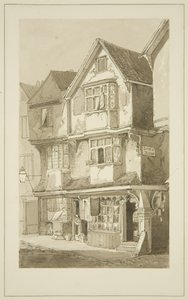 Alte Häuser, Ecke Long Row, Temple Street von Samuel Jackson
