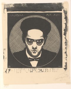 Porträt von Jaap Jessurun de Mesquita von Samuel Jessurun de Mesquita (signed by artist)