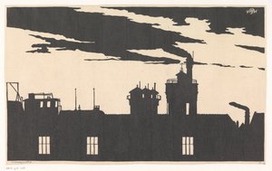 Silhouette der Oostergasfabriek