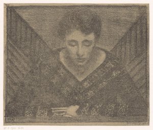 Frau mit V-Ausschnitt von Samuel Jessurun de Mesquita (signed by artist)