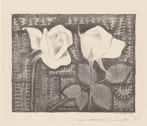 Zwei Rosen von Samuel Jessurun de Mesquita