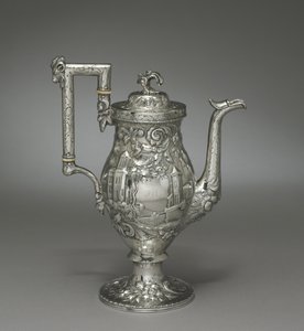 Neo-Rokoko-Kaffeekanne, ca. 1840