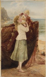 Kinder eines Fischers, 1881 von Samuel McCloy