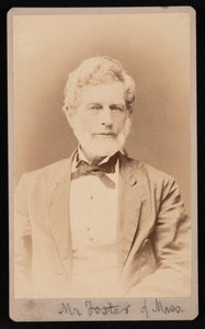 Porträt von Mr. Foster aus Massachusetts von Samuel Montague Fassett