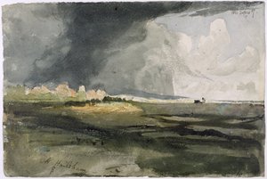In Hailsham, Sussex: Ein Sturm zieht auf, 1821