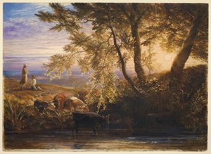 Der Sonnenuntergang von Samuel Palmer