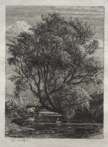 Die Weide von Samuel Palmer