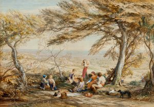 Das rustikale Abendessen von Samuel Palmer