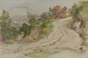 Weg in einer italienischen Berglandschaft