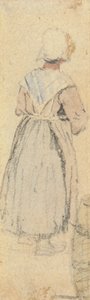 Eine Bäuerin, stehend, von hinten gesehen von Samuel Prout