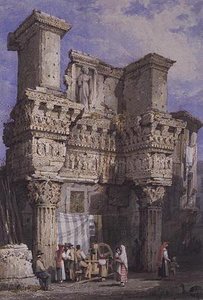 Forum des Nerva, Rom von Samuel Prout