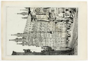 Hotel de Ville, Löwen von Samuel Prout