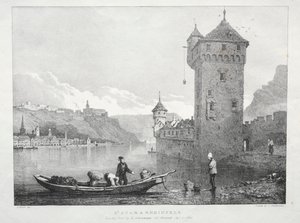St. Goar und Rheinfels von Samuel Prout