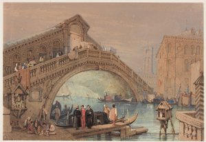 Der Rialto, Venedig von Samuel Prout