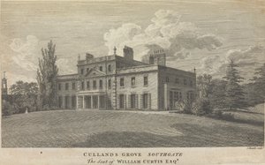 Cullands Grove Southgate, der Sitz von William Curtis, Esquire; Seite 83 (Band Eins) von Samuel Rawle