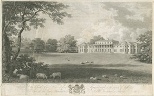 Shugborough Hall: Radierung, undatiert [ca. 1802]