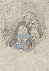 Studie für eine Porträtgruppe