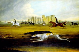 Die Familie Pinckney bei der Hetzjagd in Stonehenge