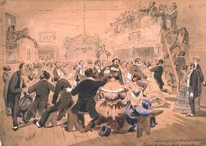 Der erste Abonnementball, Ballarat, Victoria von Samuel Thomas Gill