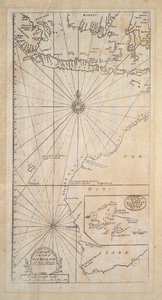 Ein Entwurf der Küste von Neuholland und angrenzenden Teilen von Samuel Thornton