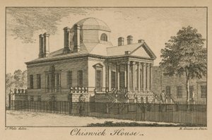Gesamtansicht von Chiswick House von Samuel Wale