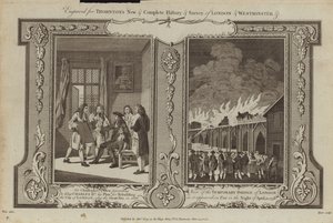 Londoner Brände von 1666 und 1758 von Samuel Wale