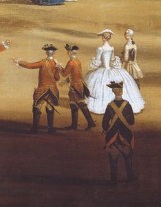 Soldaten und ein Paar in der Horseguards Parade (Detail)