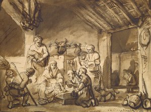 Anbetung der Hirten von Samuel van Hoogstraten