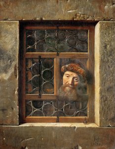 Alter Mann am Fenster