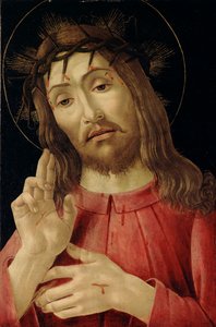 Der auferstandene Christus, ca. 1480 von Sandro Botticelli