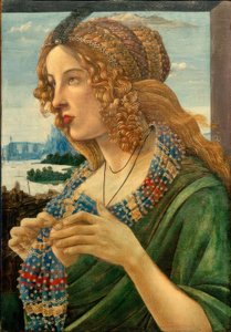 Allegorisches Bildnis einer Frau von Sandro Botticelli