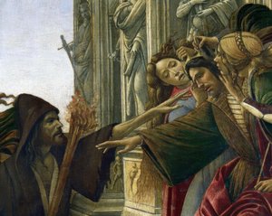 Die Verleumdung des Apelles von Sandro Botticelli