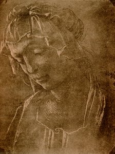 Weiblicher Kopf von Sandro Botticelli