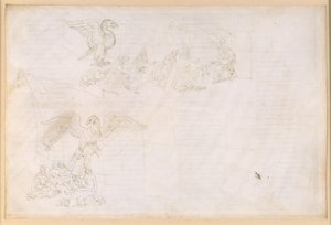 Die Göttliche Komödie, Purgatorio IX. Vorhölle: Mittelzone und Portalterrasse: Dantes Traum; Vor dem Tor des Fegefeuers von Sandro Botticelli