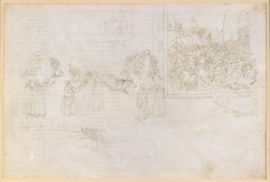 Die Göttliche Komödie, Purgatorio X. Erster Ring des Purgatorio: Die Marmorreliefs; Buße der Hochmütigen von Sandro Botticelli