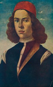 Porträt eines jungen florentinischen Adligen von Sandro Botticelli