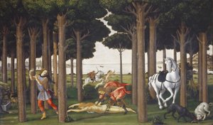 Die Geschichte von Nastagio degli Honesti, Tafel II