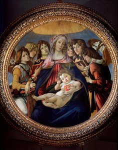 Jungfrau und Kind und sechs Engel, genannt Madonna della Melagrana oder Melograno