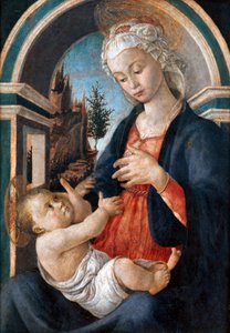 Jungfrau und Kind, ca. 1444-1510 von Sandro Botticelli