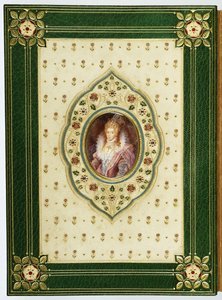Ein ovales Porträt von Königin Elisabeth I.