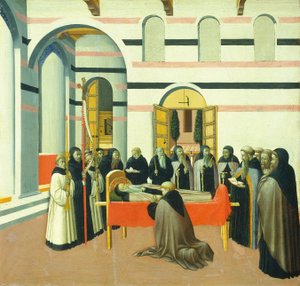 Der Tod des Heiligen Antonius, ca. 1430-1435