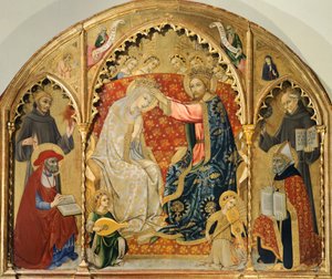 Krönung der Jungfrau von Sano di also Ansano di Pietro di Mencio Pietro