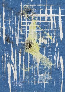 Blaues Gittermuster Energie von Santhosh ch