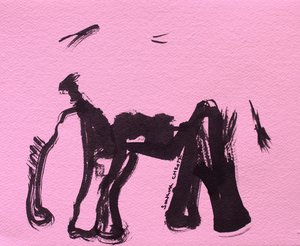 Kühner Rosa Elefant