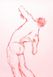 Elegante rote Geste